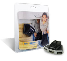 Canyon USB Hub 4port power plug(CNR-USBHUB6) Canyon USB Hub 4port power plug(CNR-USBHUB6)