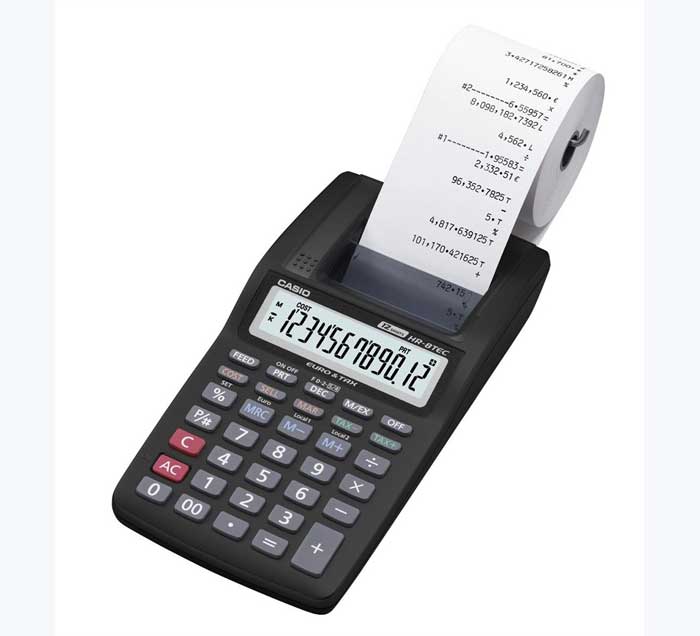 Casio Calculator HR8 TEC Αριθμομηχανή με εκτυπωτή Casio Calculator HR8 TEC Αριθμομηχανή με εκτυπωτή