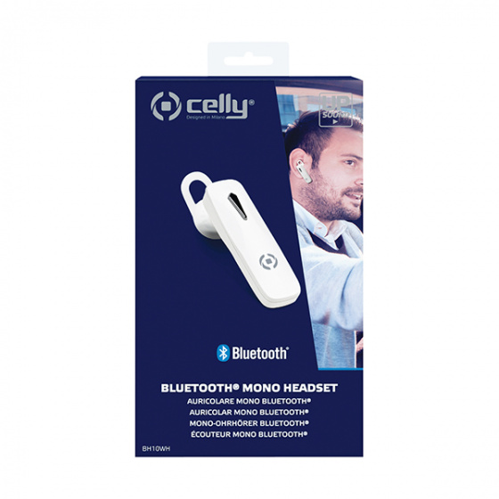 CELLY BH10WH Headset Sound Bluetooth CELLY BH10WH Headset Sound Bluetooth