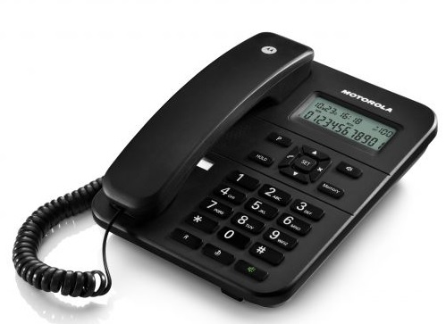 Ενσύρματο Τηλέφωνο Motorola CT202 Μαύρο Ενσύρματο Τηλέφωνο Motorola CT202 Μαύρο