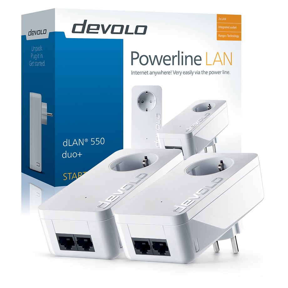 DEVOLO Powerline dLAN 550 duo+ Starter Kit 9303
