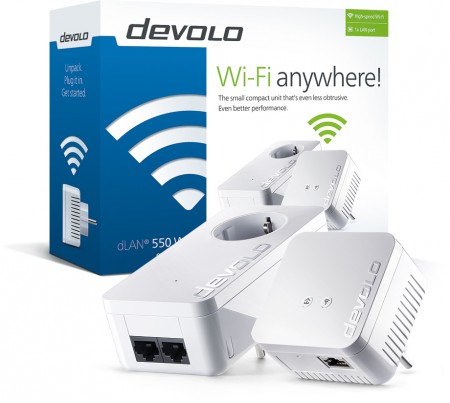 DEVOLO Powerline dLAN 550 WiFi Starter Kit 9638 DEVOLO Powerline dLAN 550 WiFi Starter Kit 9638