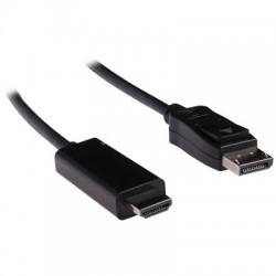 Καλώδιο εικόνας DisplayPort Male to HDMI Male 1m Καλώδιο εικόνας DisplayPort Male to HDMI Male 1m