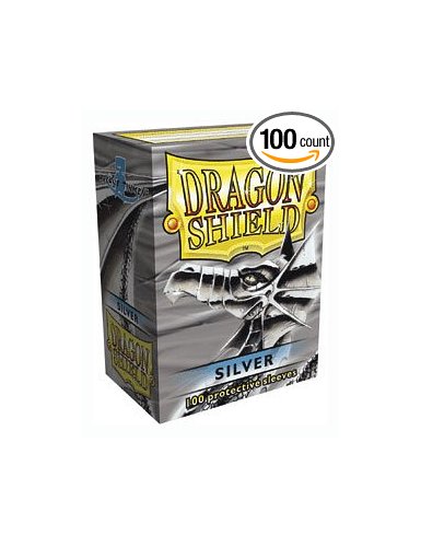 Προστατευτικά Καρτών Dragon Shield Silver 100 Sleeves MTG Προστατευτικά Καρτών Dragon Shield Silver 100 Sleeves MTG