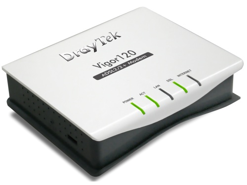 Draytek Vigor VG120-B +WiFi Annex A ADSL2/2+ Modem/Bridge Draytek Vigor VG120-B +WiFi Annex A ADSL2/2+ Modem/Bridge