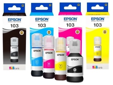 Μελάνι Epson Ink Dye No103 ITS. BLACK C13T00S14A 65ml 4500p