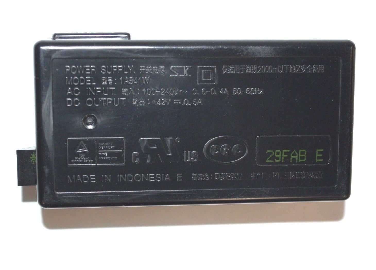 Power Supply 1A541W 42V-0.5A DC Epson WF-2530 2510 2540 Power Supply 1A541W 42V-0.5A DC Epson WF-2530 2510 2540