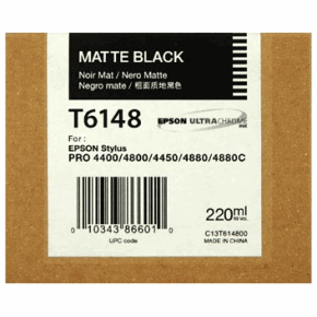 Μαύρο Μελάνι EPSON T6148 C13T614800 MATTE BLACK 220ml