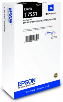 Epson C13T755140 5000p Black WF-8590/8510/8090/8010 XL