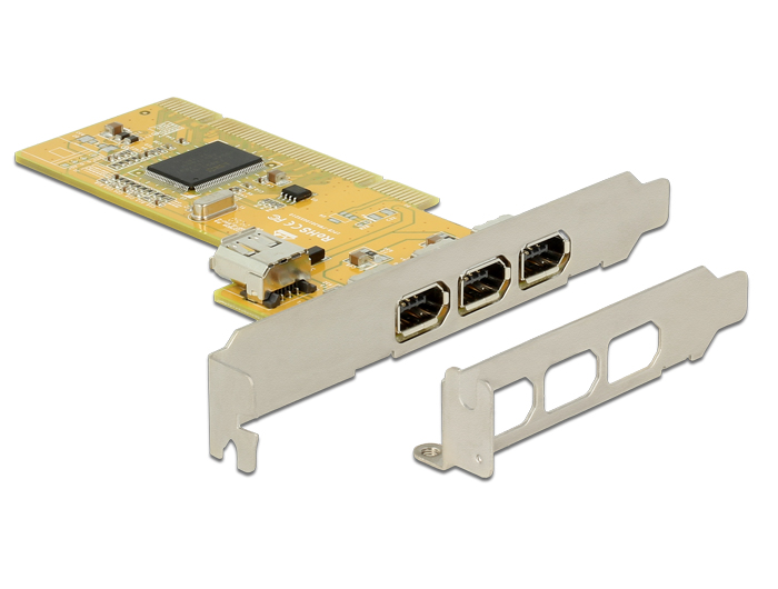 Κάρτα PCI Firewire 3+1 θυρών DELOCK Κάρτα PCI Firewire 3+1 θυρών DELOCK