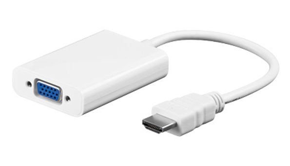Goobay adapter HDMI to VGA + 3.5mm stereo jack Goobay adapter HDMI to VGA + 3.5mm stereo jack