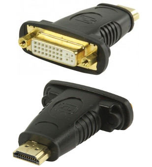 Adaptor Αντάπτορας HDMI αρσενικό - DVI θηλυκό
