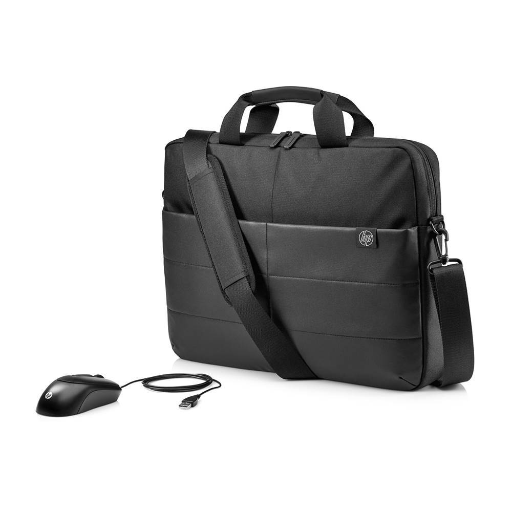 Τσάντα Laptop HP 15,6" Classic Briefcase+Mouse 1FK06AA#ABB