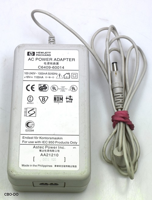 HP AC Power Adapter C6409-60014 DC 18V 1100mA HP PowerSupply