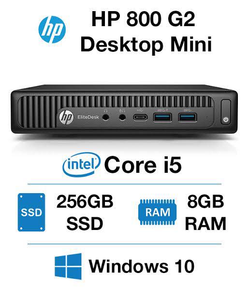 HP EliteDesk 800 G2 Mini PC i5-6500T 8G/256SSD W7-10P #RFB HP EliteDesk 800 G2 Mini PC i5-6500T 8G/256SSD W7-10P #RFB