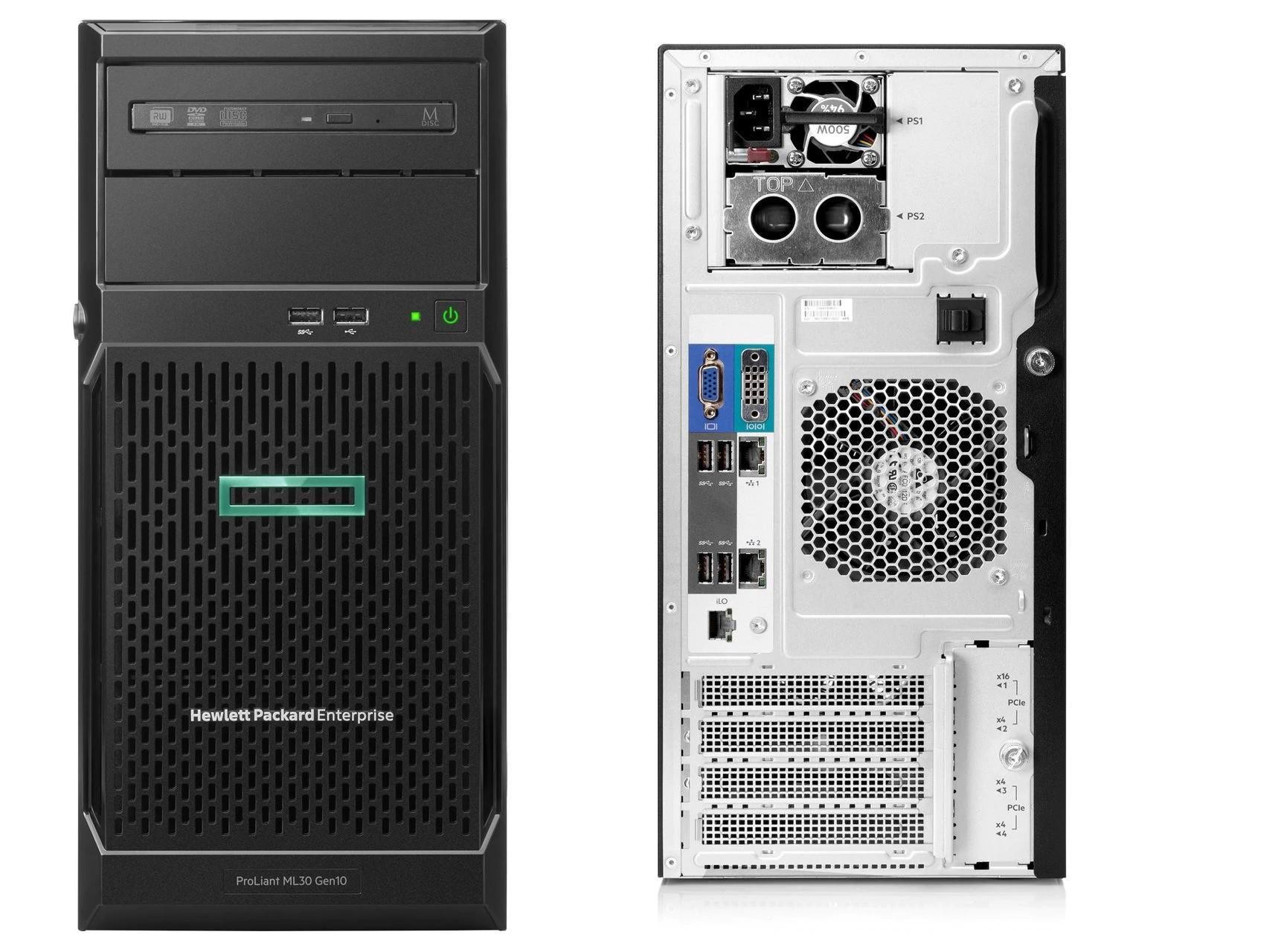 HP ProLiant ML30 Xeon Ε2224 32Gb 2X1Tb SSD+2X4Tb NoOS HP ProLiant ML30 Xeon Ε2224 32Gb 2X1Tb SSD+2X4Tb NoOS