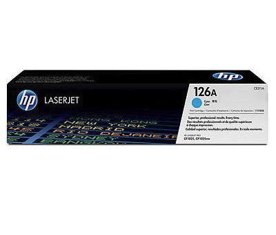 Toner Laser HP LJ Color CP1025 126A Cyan 1K Pgs Toner Laser HP LJ Color CP1025 126A Cyan 1K Pgs