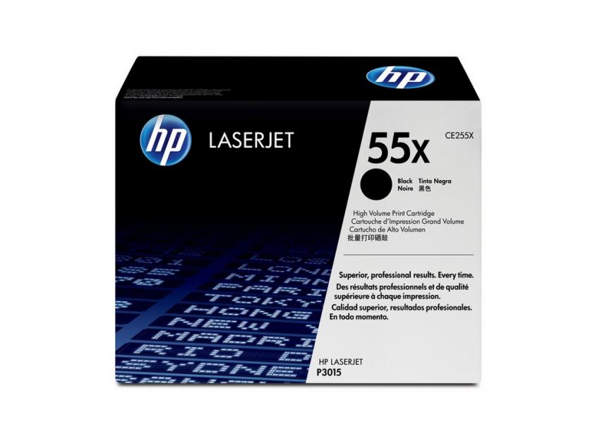 Μαύρο Toner HP CE255X Black P3015/P3010 M525 M521 Μαύρο Toner HP CE255X Black P3015/P3010 M525 M521