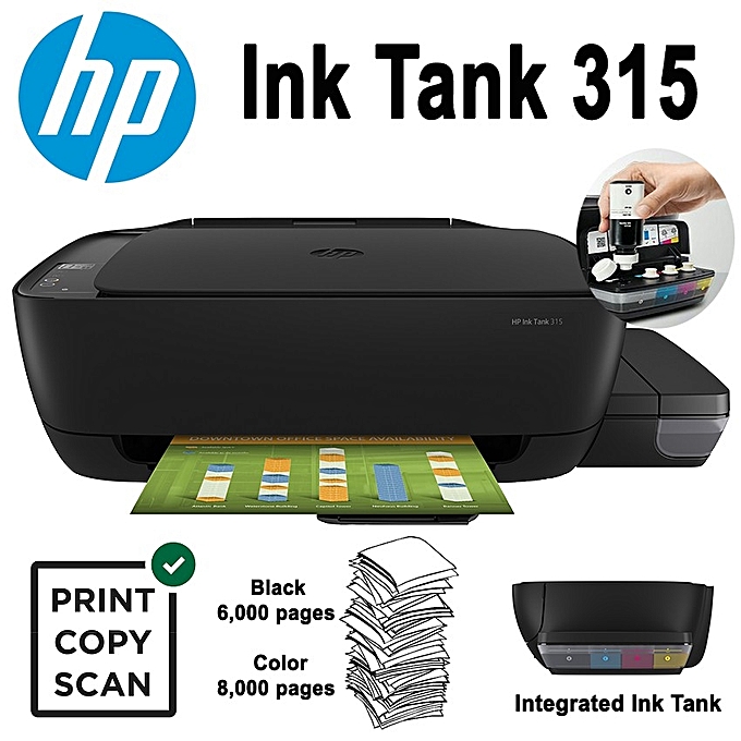 HP ITS Ink Tank 315 A4 PSC Z4B04A 8ppm HP ITS Ink Tank 315 A4 PSC Z4B04A 8ppm