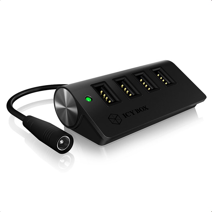 ICY BOX Universal ταχυφορτιστής USB 4-θυρών ICY BOX Universal ταχυφορτιστής USB 4-θυρών