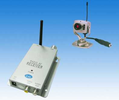Indoor Ασύρματη Κάμερα με δέκτη 420TV Lines, Mic, 100m R01-C01 Indoor Ασύρματη Κάμερα με δέκτη 420TV Lines, Mic, 100m R01-C01