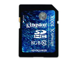 Kingston Secure Digital Flash 8GB CARD (SD) Memory SD10G2/8GB Kingston Secure Digital Flash 8GB CARD (SD) Memory SD10G2/8GB