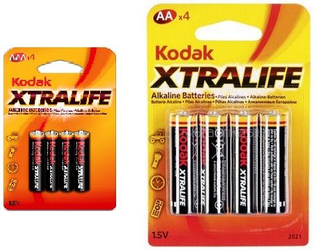 Μπαταρίες Kodak AAA 1,5Volt LR03 4άδα Αλκαλικές Μπαταρίες Kodak AAA 1,5Volt LR03 4άδα Αλκαλικές