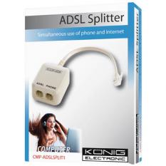 Διαχωριστής SPLITTER ADSL KONIG RJ11 Phone-ADSL Annex A