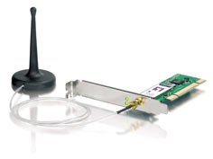 Level One 54Mbps Wireless PCI Adapter με Κεραία Antenna WNC-0301