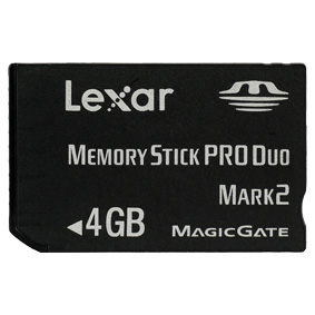 LEXAR Κάρτα μνήμης Memory Stick Pro Duo 4GB για Sony LEXAR Κάρτα μνήμης Memory Stick Pro Duo 4GB για Sony