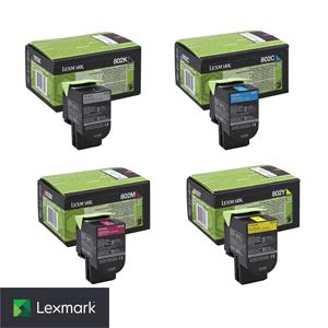 Toner Laser Lexmark 80C20K0 Standard Low 1000p Black