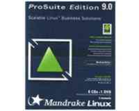 Mandrake Linux 9.0 Prosuite  (8 CDs+1 DVD+2 Manual)