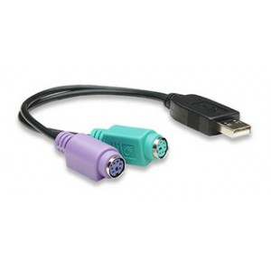Adapter Μετατροπέας PS/2 to USB Dual Converter