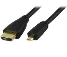 Καλώδιο HDMI micro D σε HDMI με κανάλι Ethernet v1.4 Καλώδιο HDMI micro D σε HDMI με κανάλι Ethernet v1.4