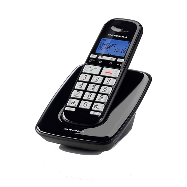 Ασύρματο Τηλέφωνο Motorola Dect S3001 Black για Μεγάλης ηλικίας Ασύρματο Τηλέφωνο Motorola Dect S3001 Black για Μεγάλης ηλικίας