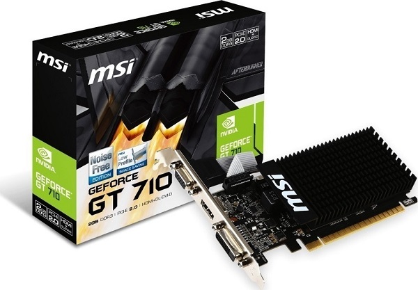 Κάρτα γραφικών MSI VGA GT710 2048MB GDDR3 64bit Κάρτα γραφικών MSI VGA GT710 2048MB GDDR3 64bit