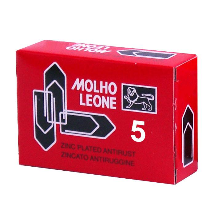 Συνδετήρες Moho Leone No 5 επινικελωμένοι 6 x 7,6 εκ 100τεμ.