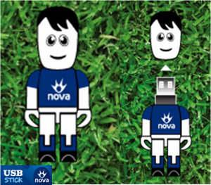 Nova USB 4Gb Flash Disk Football player Nova USB 4Gb Flash Disk Football player