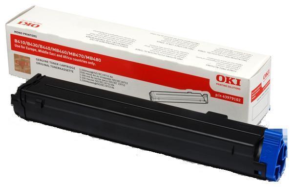 Toner OKI 43979102 B410/430/440 BLACK 3500p Okipage