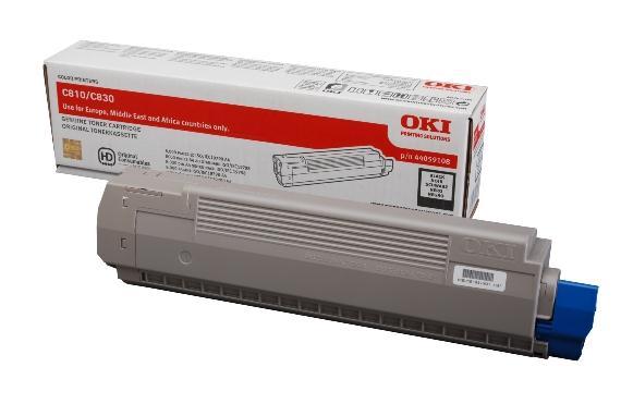 Toner Laser OKI C810/C830 Black 8.000 σελίδες 44059108 Toner Laser OKI C810/C830 Black 8.000 σελίδες 44059108