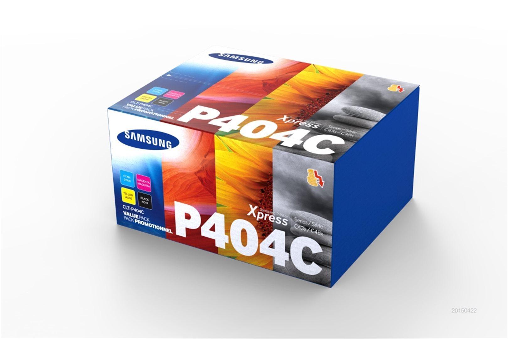 Samsung Toner CLT-P404C Rainbow kit All Colors+Black SU365A Samsung Toner CLT-P404C Rainbow kit All Colors+Black SU365A