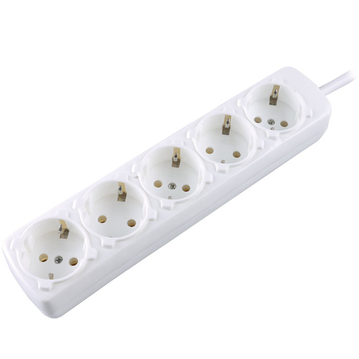 Πολύπριζο 5 θέσεων 3 x 1.5 mm² Λευκό 16A-3500V/230V SAS Πολύπριζο 5 θέσεων 3 x 1.5 mm² Λευκό 16A-3500V/230V SAS