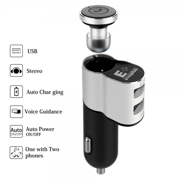 Q10 Bluetooth Headset & φορτιστής αυτοκινήτου 2xEξόδους USB 2.1A Q10 Bluetooth Headset & φορτιστής αυτοκινήτου 2xEξόδους USB 2.1A