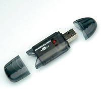 Roline Card Reader Usb Stick Black Roline Card Reader Usb Stick Black