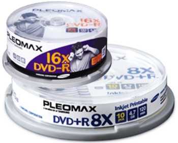 SAMSUNG PLEOMAX  DVD-RW 4X CASE 5PACK