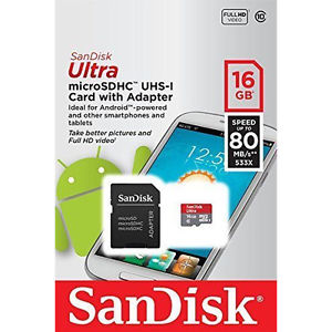 Sandisk 16GB Memory Card MicroSD Mobile Ultra 533x Sandisk 16GB Memory Card MicroSD Mobile Ultra 533x