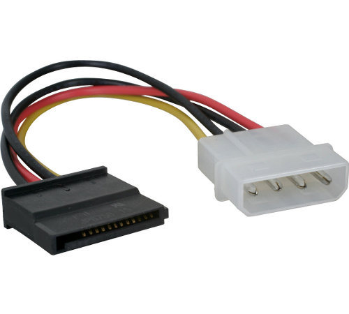 Καλώδιο Power cable 15 pin SATA power to 4 PIN internal power