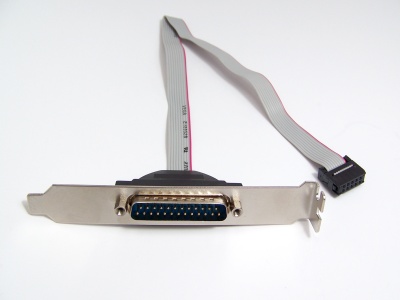 Serial Bracket DB25M for Mainboard Conector