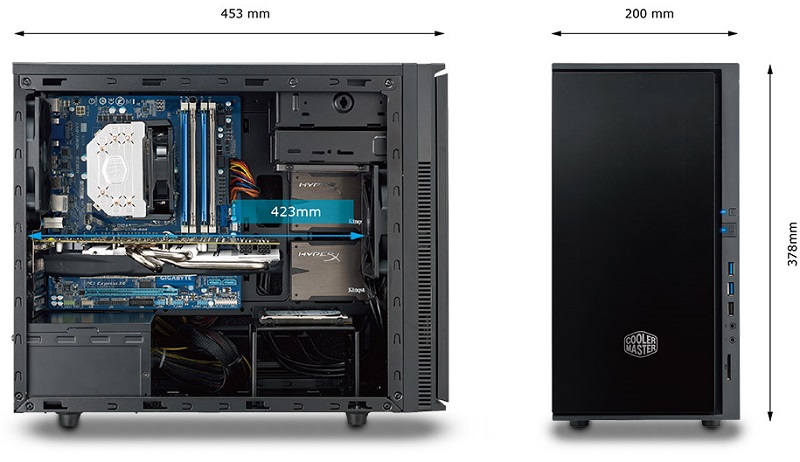 Κουτί ΗΥ CoolerMaster Silencio 352 Matte microATX