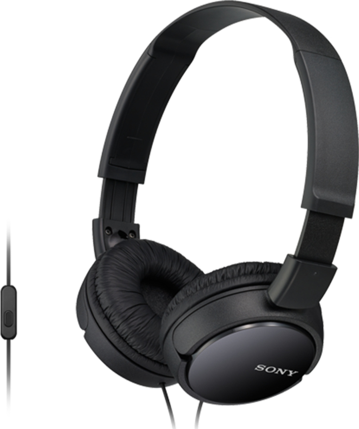 Ακουστικά Sony Headphones MDRZX110AP Black με μικρόφωνο